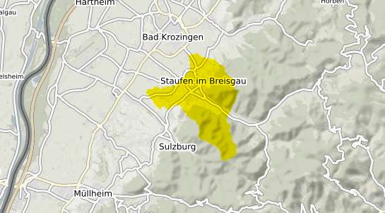 Immobilienpreisekarte Staufen im Breisgau